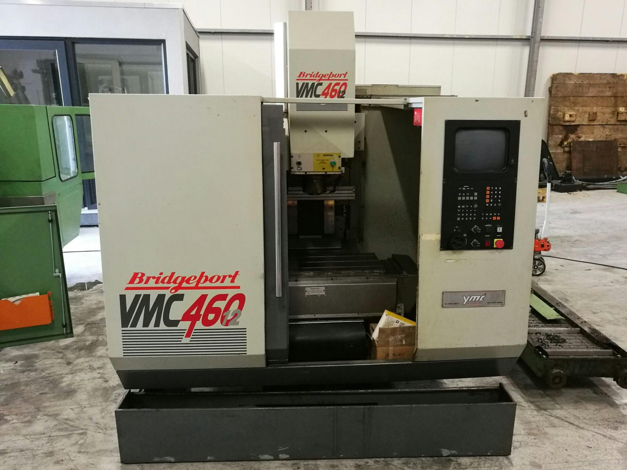 Front view of Bridgeport VMC 460 Machine