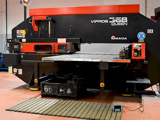 Front view of AMADA Vipros 368 Queen  machine