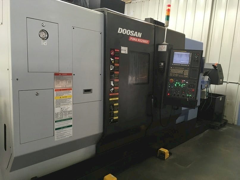 Front view of Doosan Puma MX 2100 ST  machine
