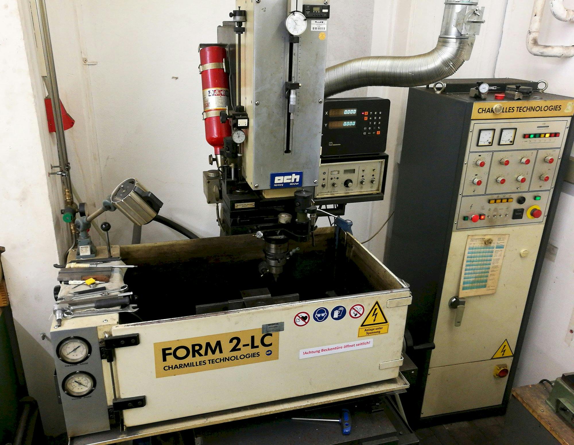 Front view of CHARMILLES Form 2-LC Machine