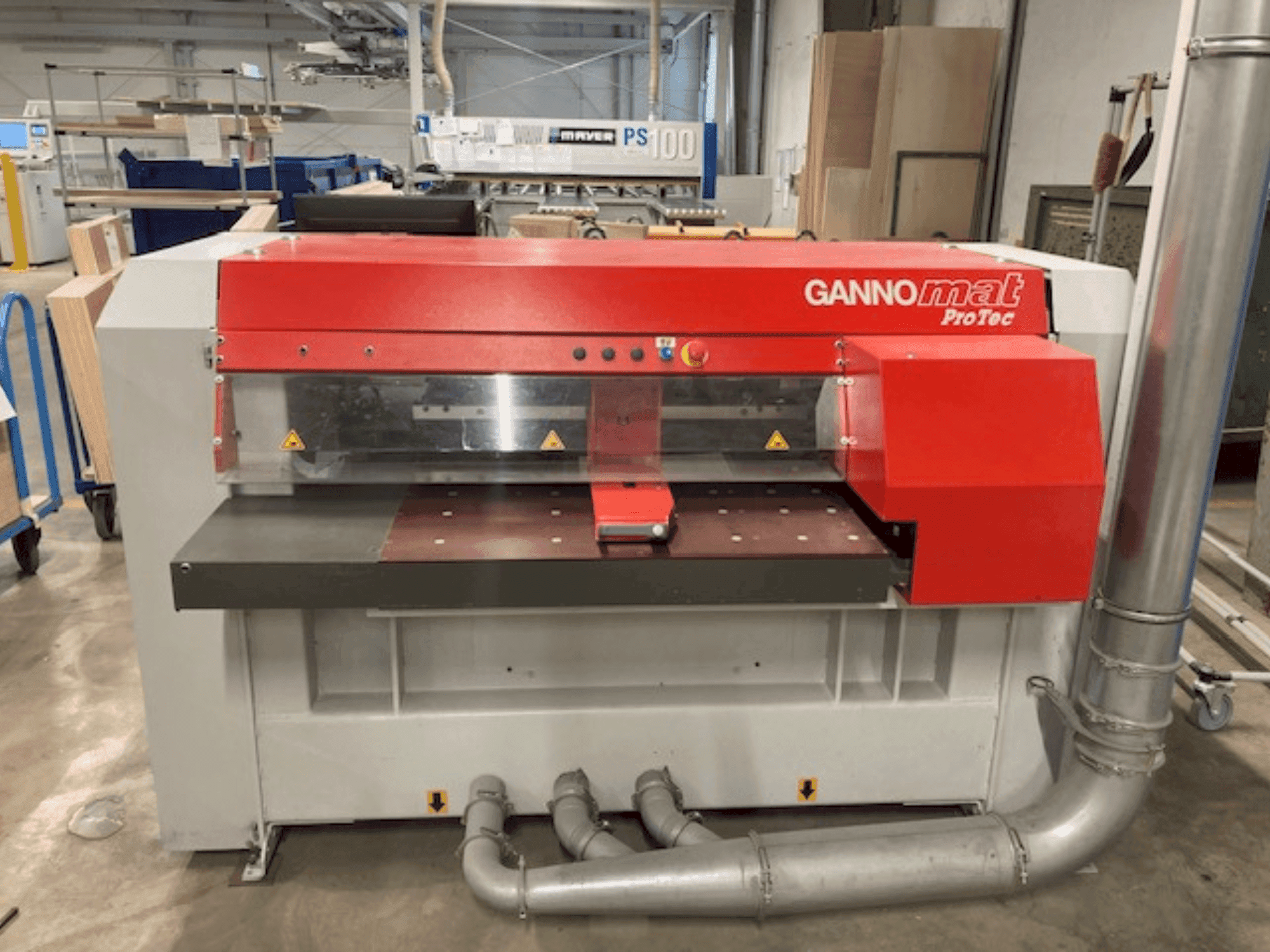 Front view of GANNOMAT ProTec 571 machine