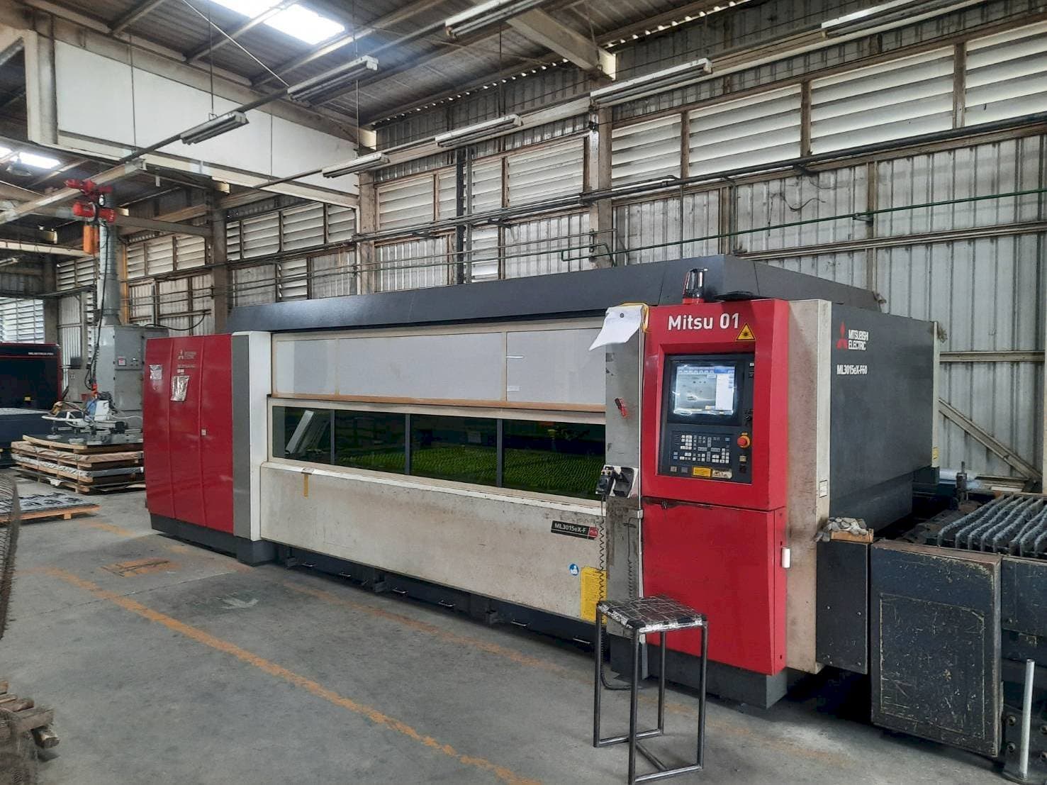 Front view of Mitsubishi ML3015eX F60 machine