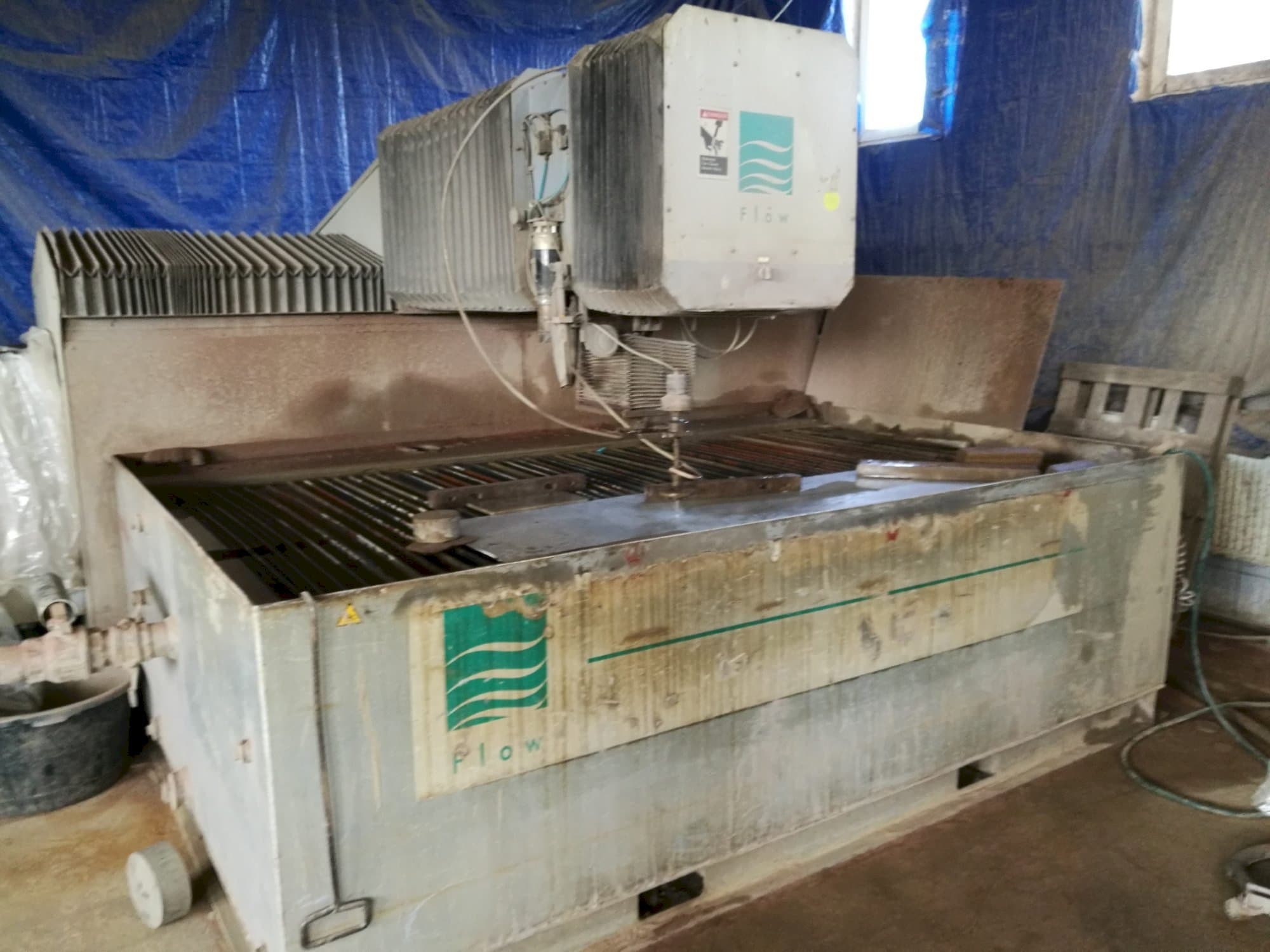 Front view of Flow IFB 2412 machine