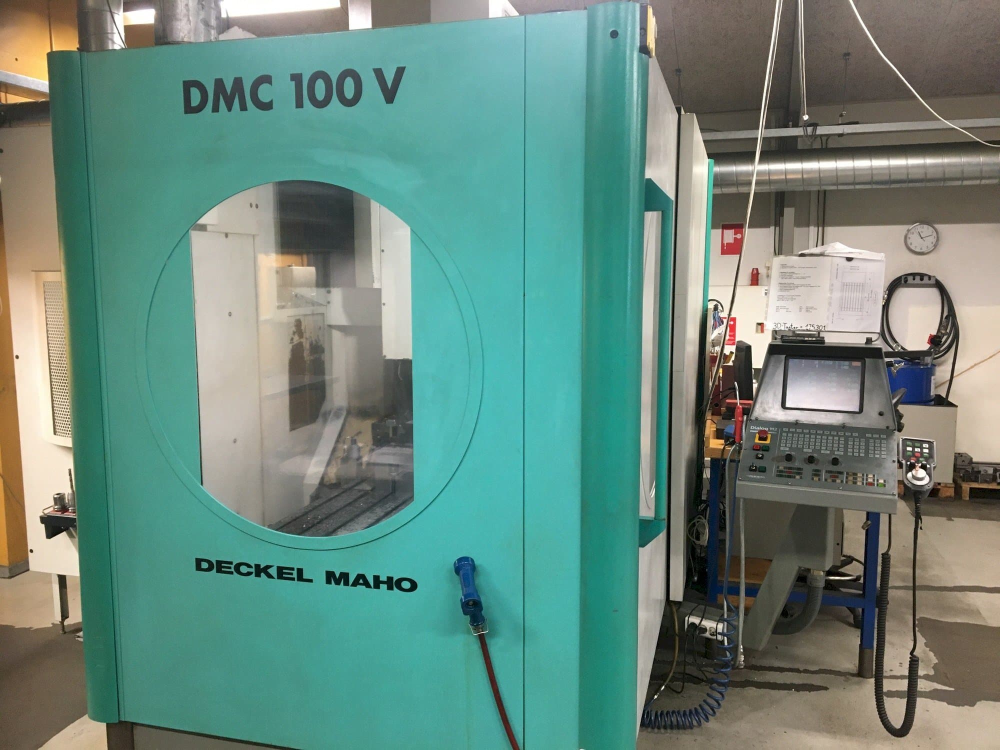 Front view of DECKEL DMC 100V machine