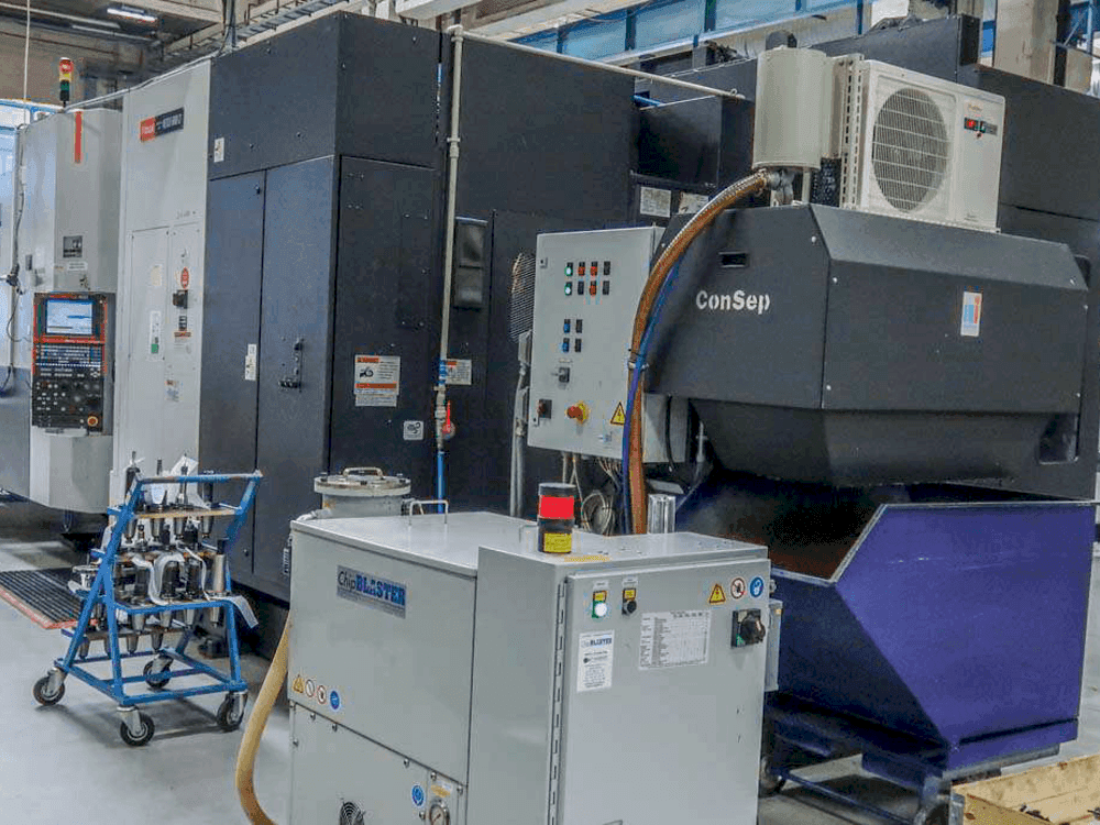 Front view of Mazak NEXUS HCN 6000 II machine