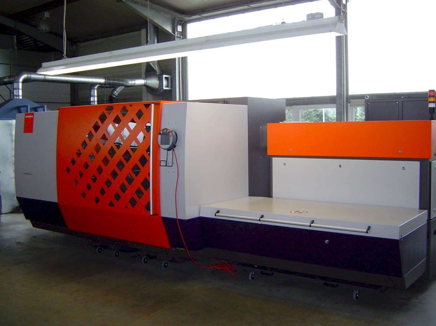 Front view of Bystronic ByVention 3015 machine