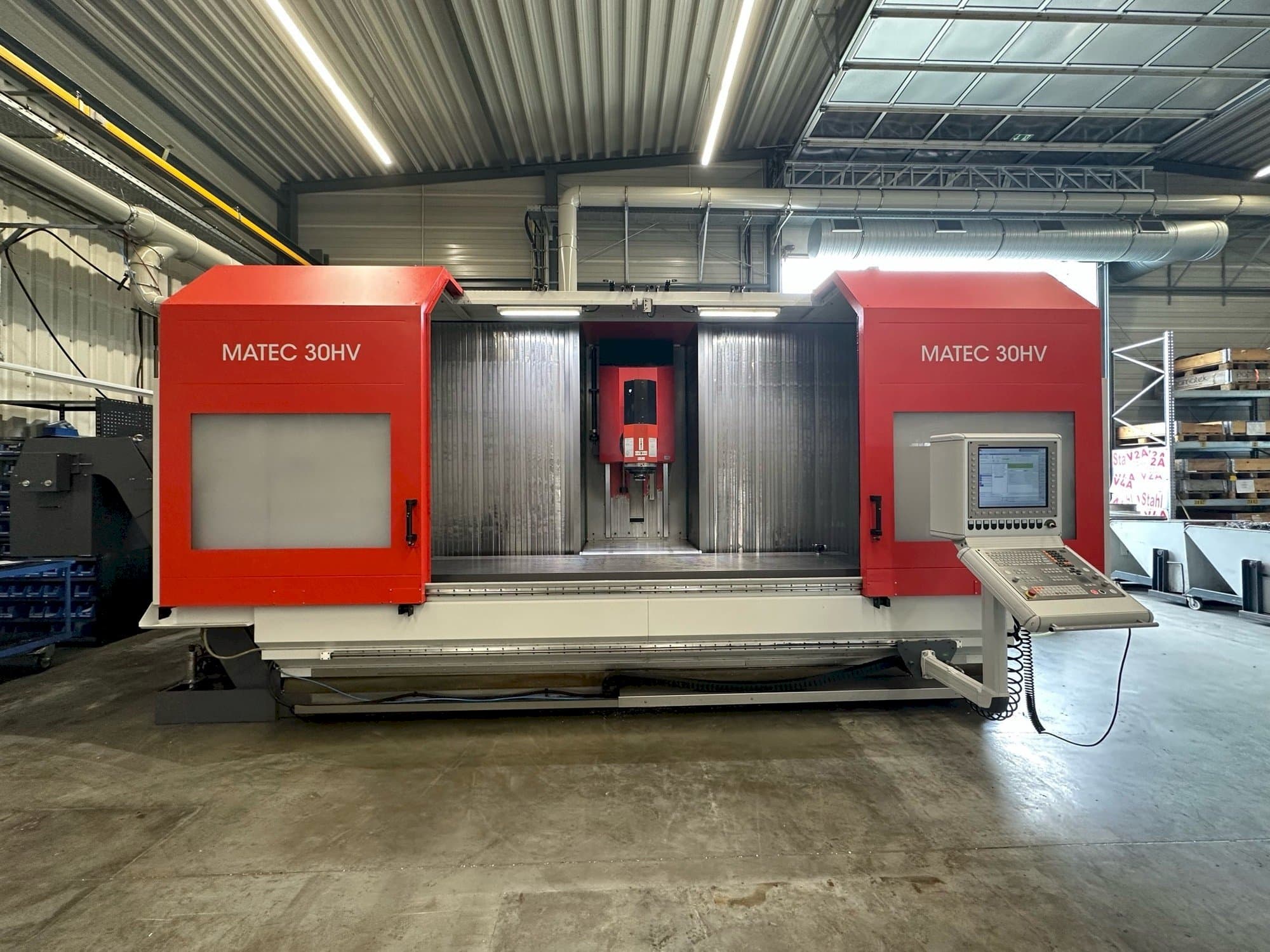 Front view of Matec 30HV  machine