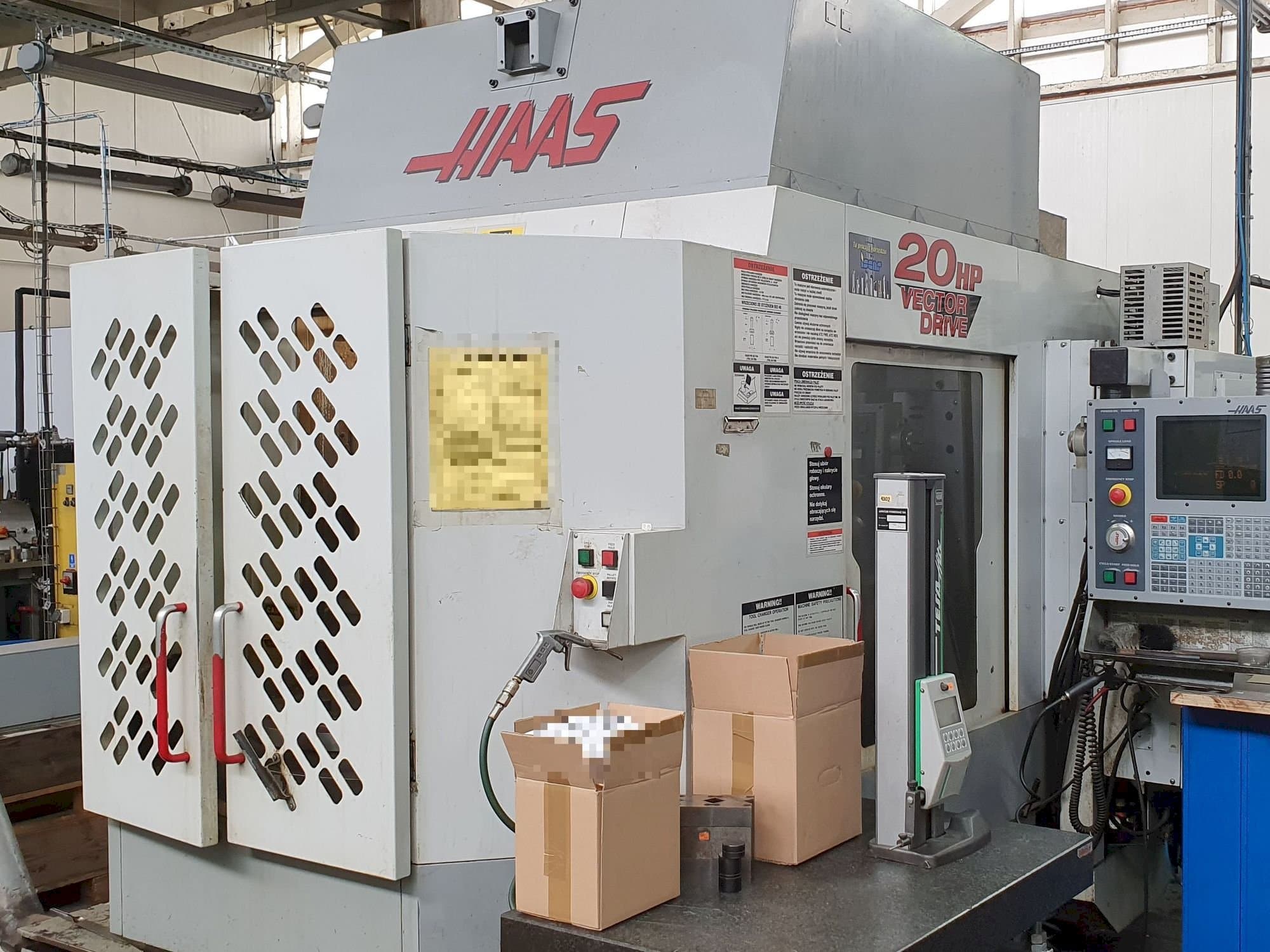 Front view of HAAS HS-1RP HE machine