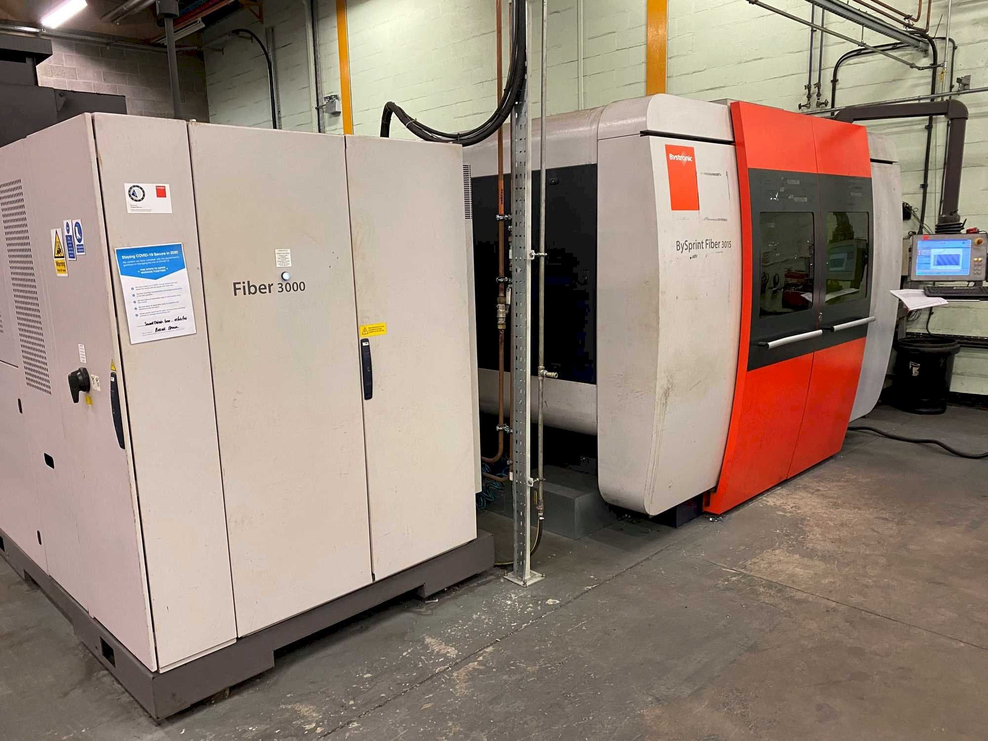 Front view of Bystronic BySprint 3015 Fiber machine
