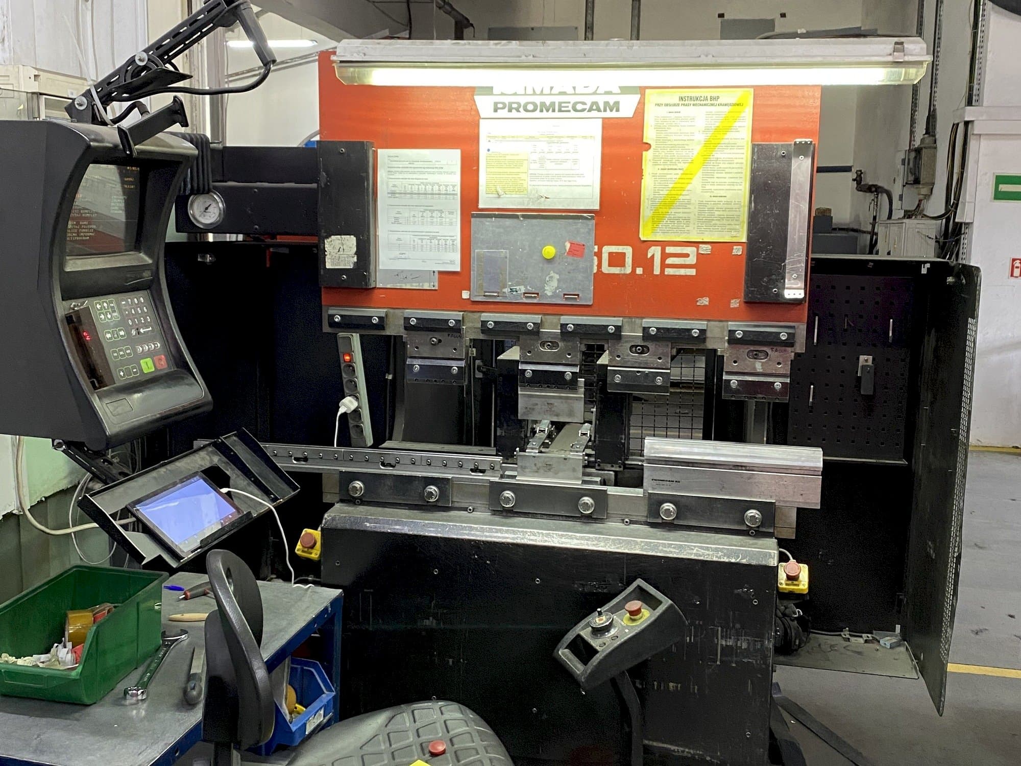 Front view of AMADA ITPS2 50-12 machine