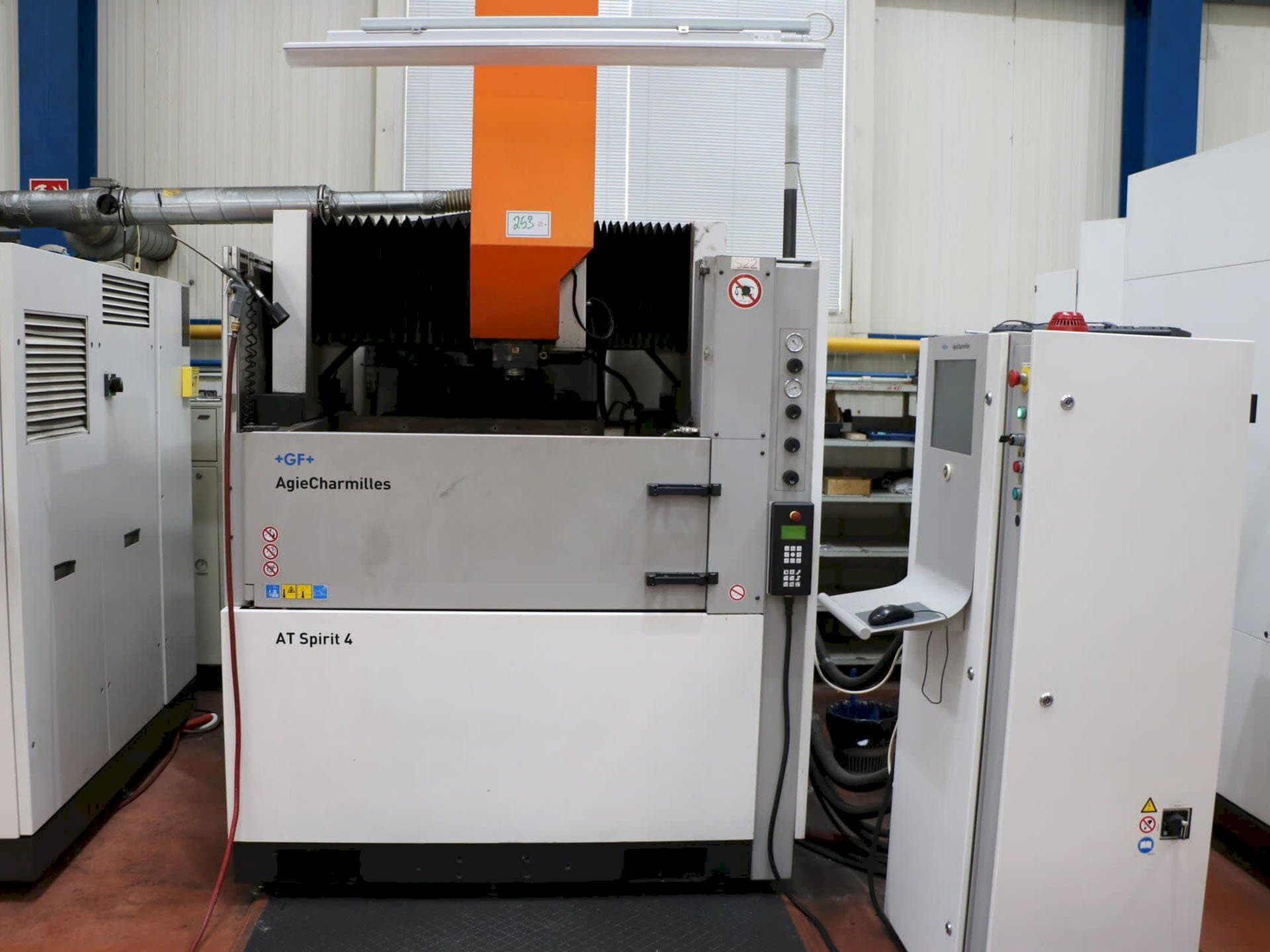Front view of AgieCharmilles AT SPIRIT 4 C-AXIS machine