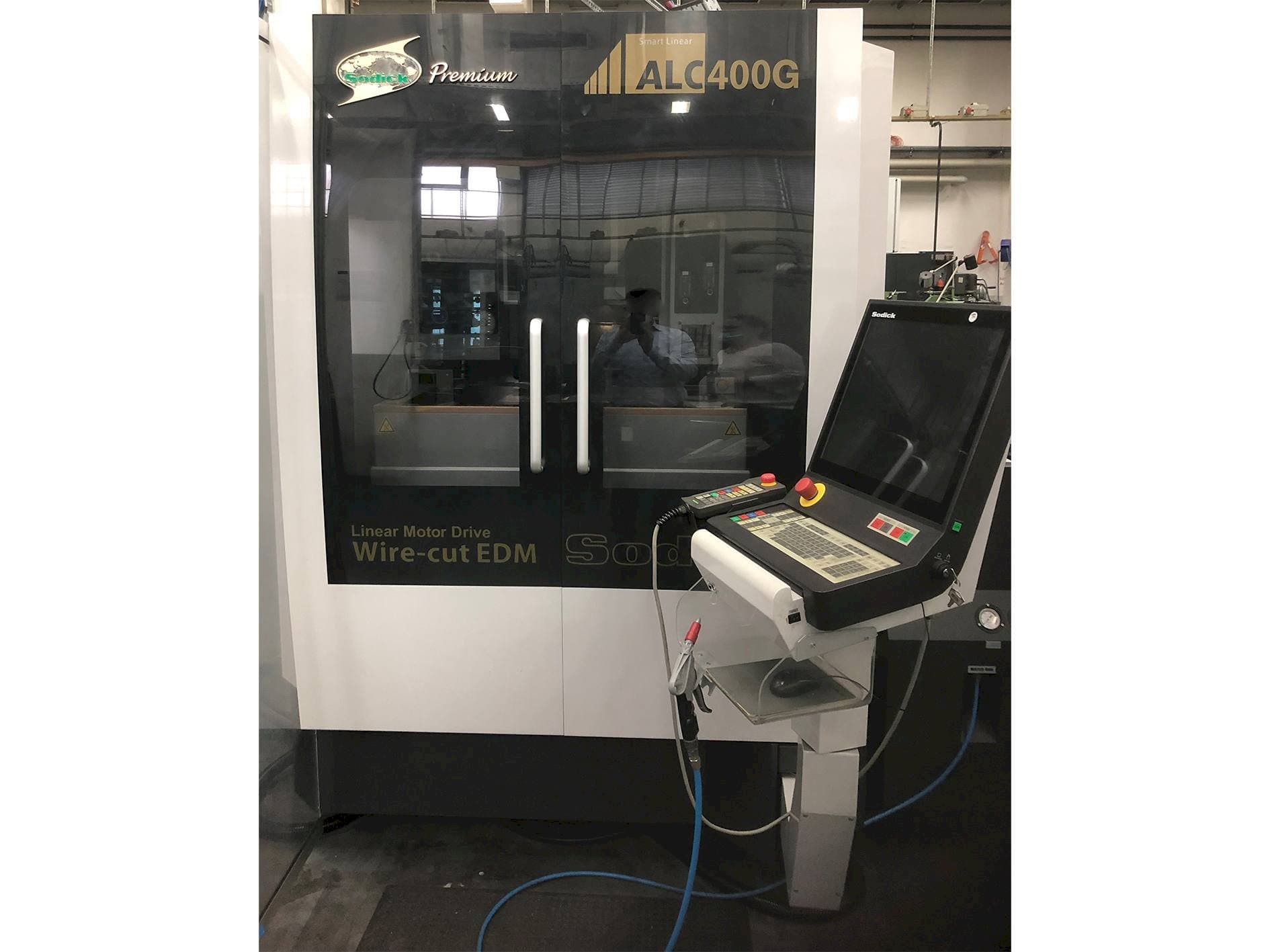 Front view of Sodick ALC400G machine
