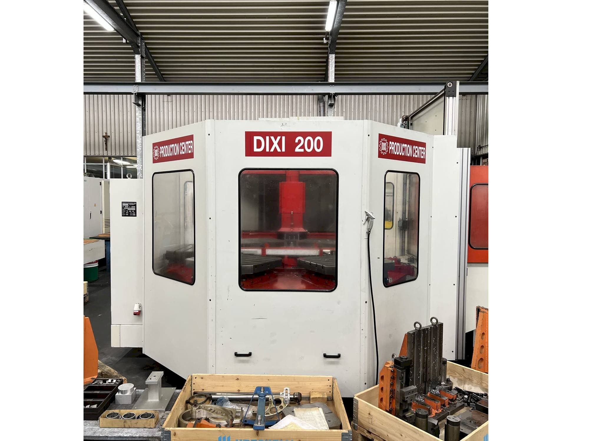 Front view of DIXI 200 machine