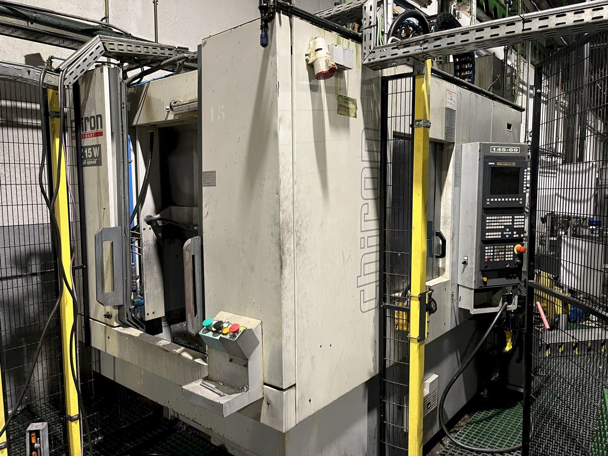 Front view of CHIRON FZ15W machine