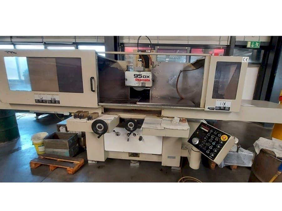 Front view of OKAMOTO 95DX machine