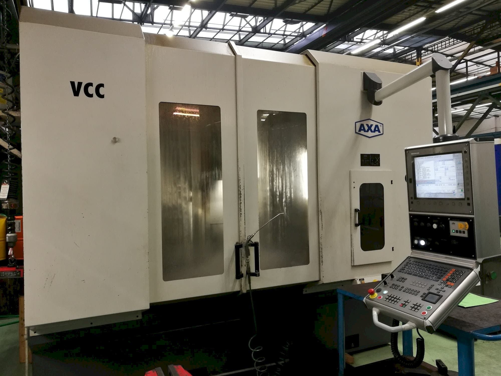 Front view of AXA VCC 1200 machine