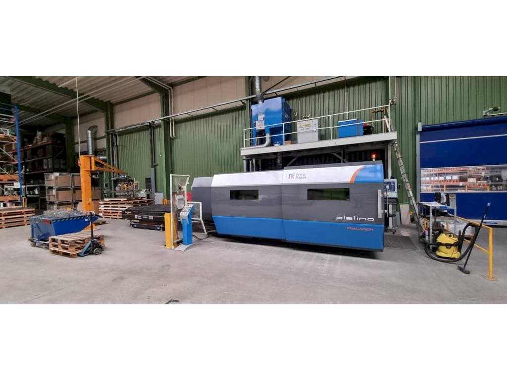 Front view of Prima Power Platino Fiber machine