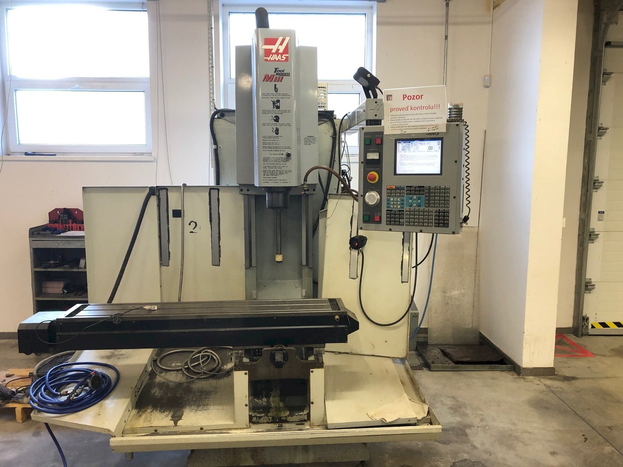 Front view of HAAS TM-2HE machine