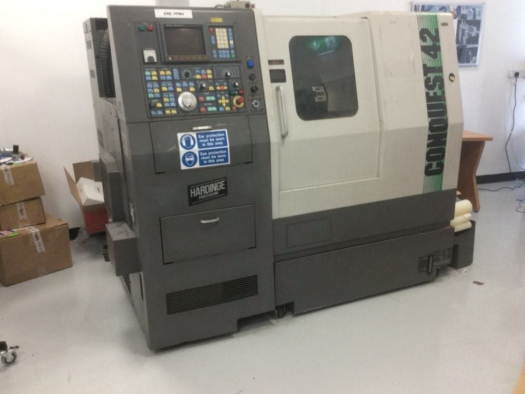 Front view of Hardinge Conquest 42 machine