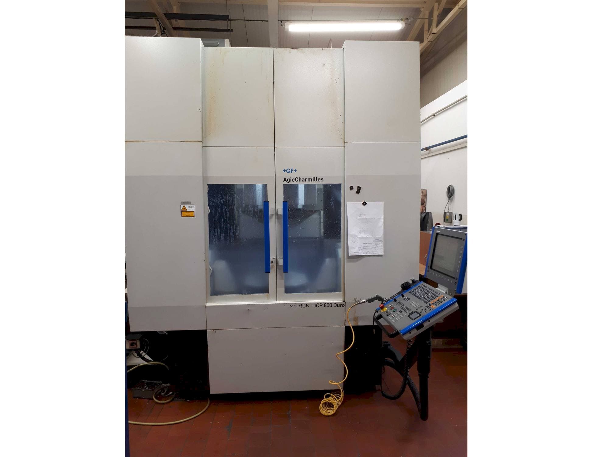 Front view of GF Mikron UCP 800 Duro  machine