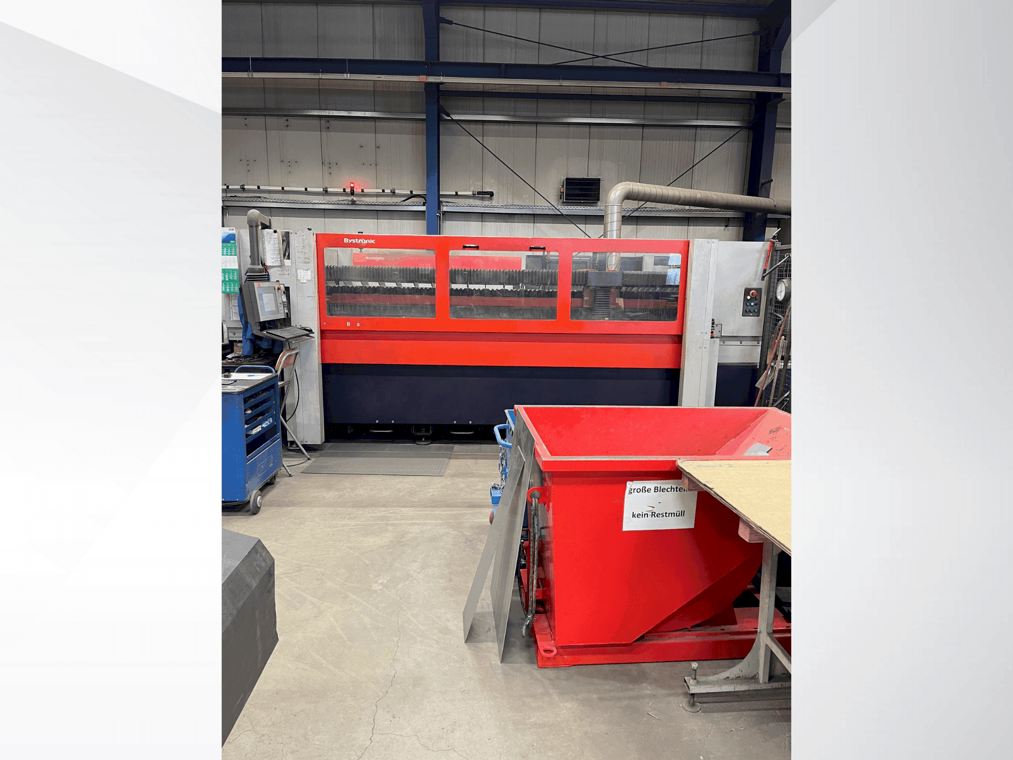 Front view of Bystronic Bystar 3015  machine