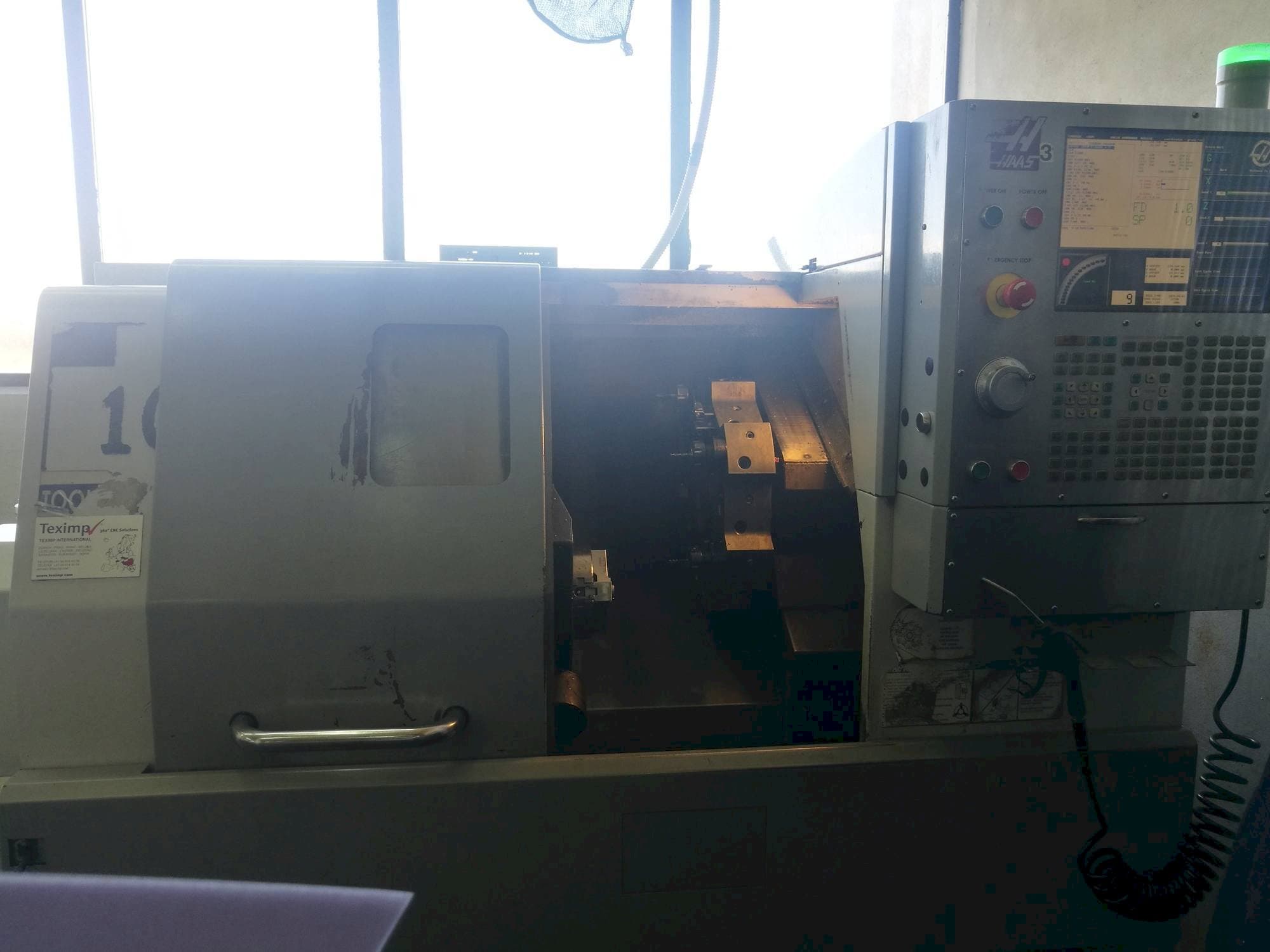 Front view of HAAS SL-10HE machine