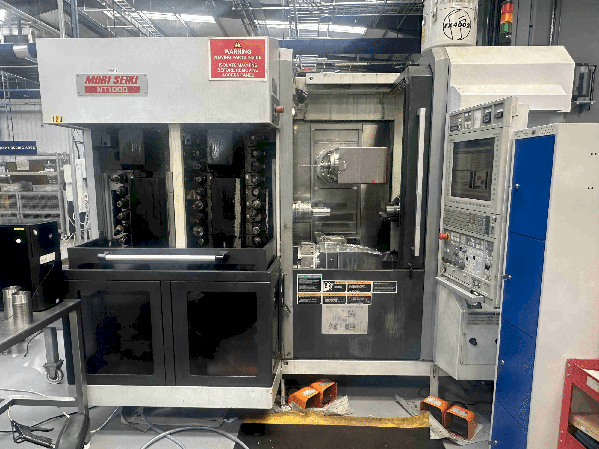 Front view of MORI SEIKI NT1000SZM  machine