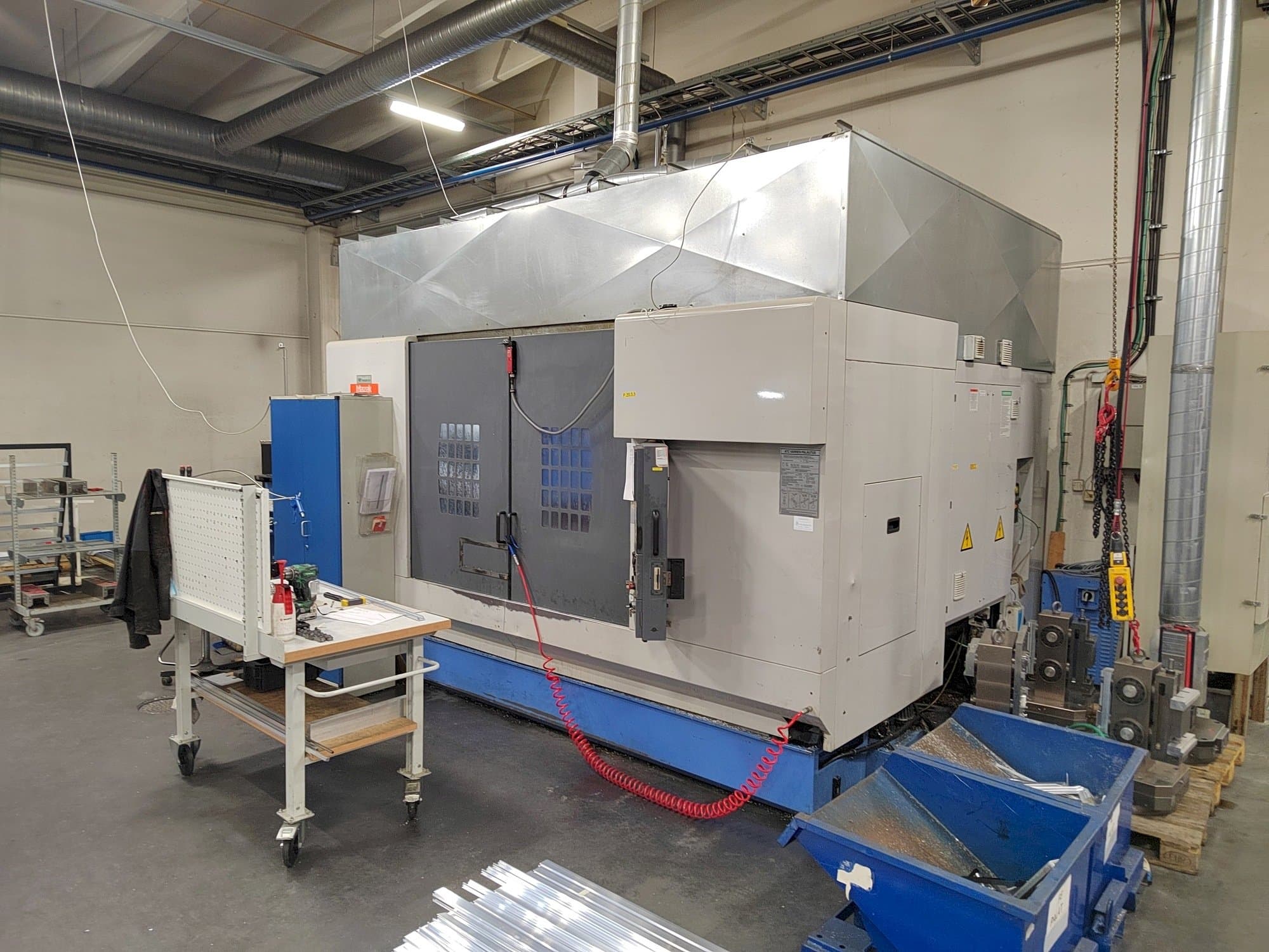 Front view of Mazak VTC-300C machine