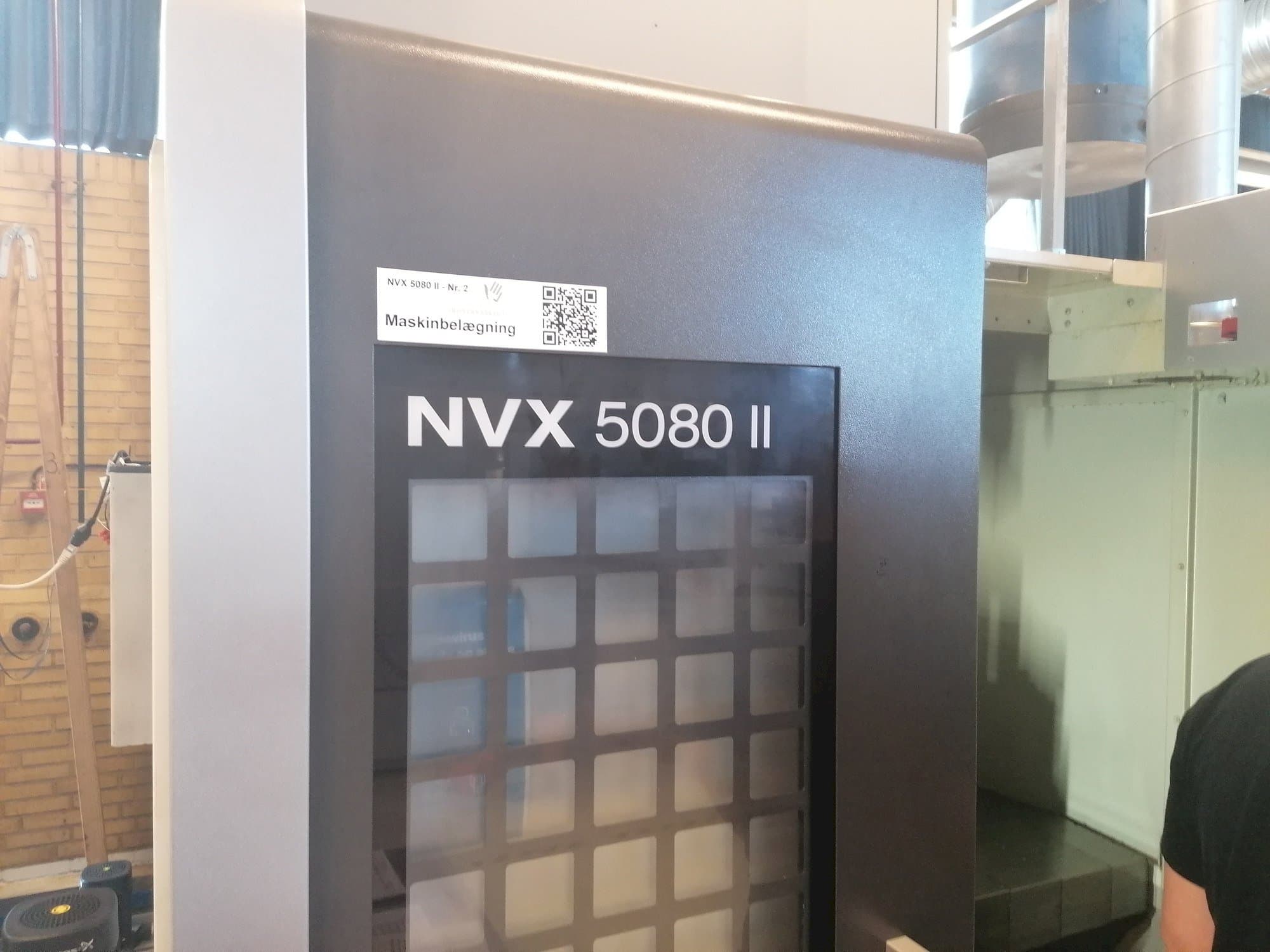 Left view of DMG MORI NVX 5080II machine