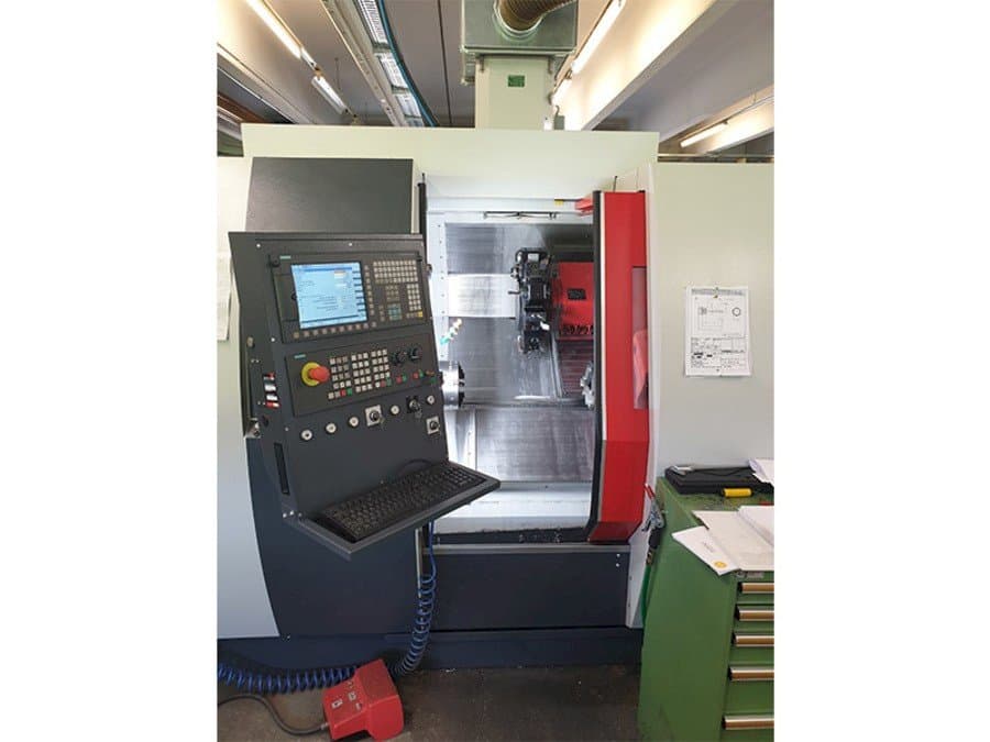 Front view of EMCO Turn E 65 machine