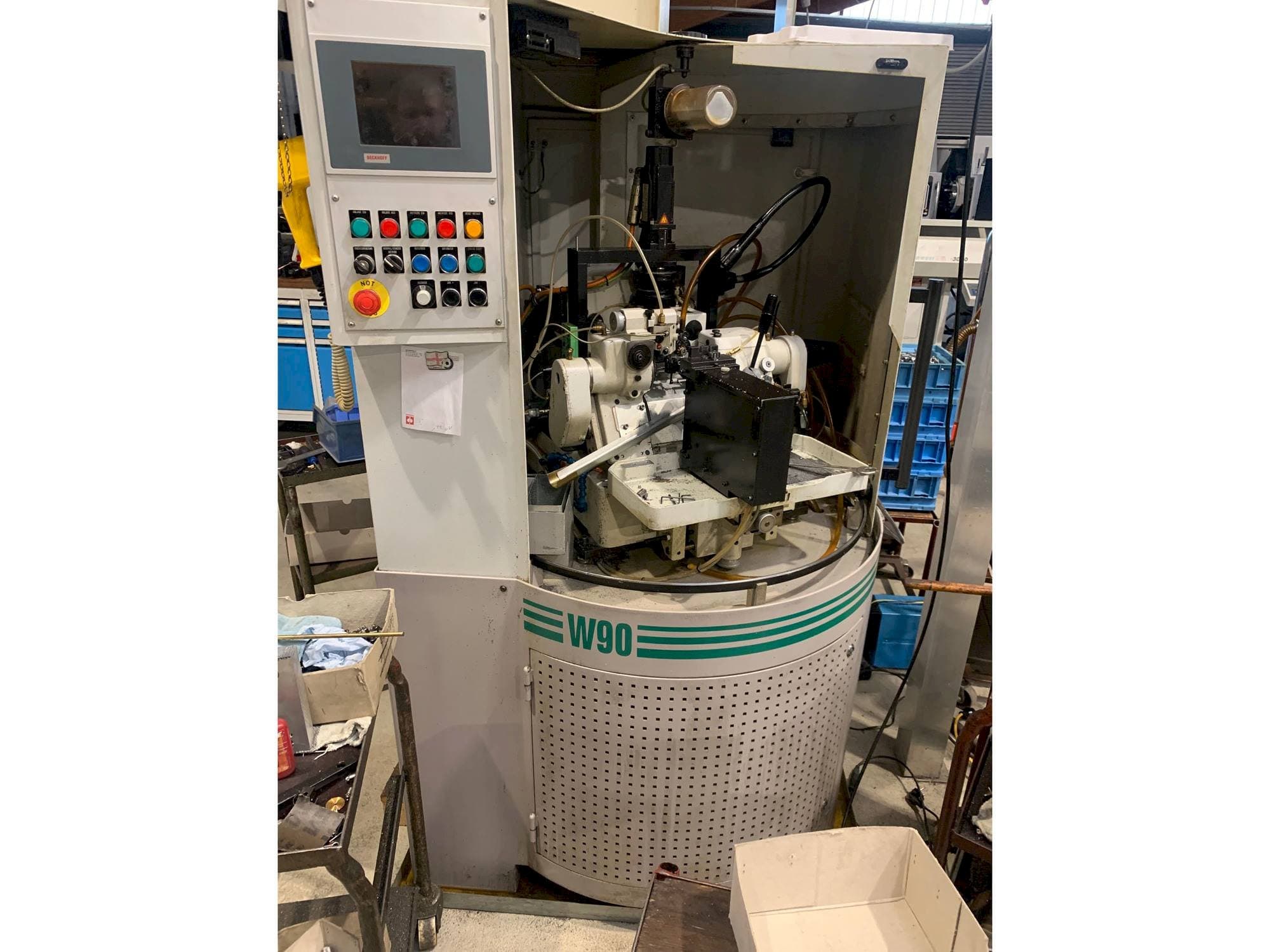 Front view of Lambert Wahli W 90 CNC machine