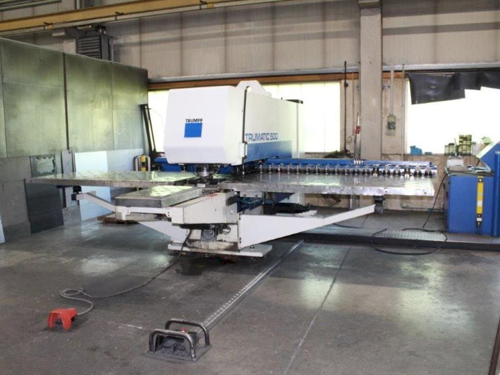 Front view of Trumpf Trumatic 500 machine
