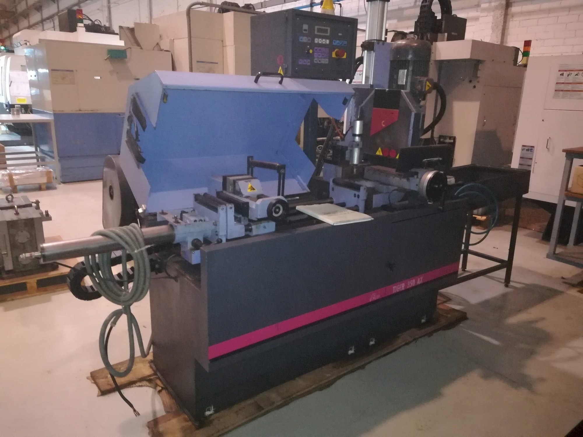 Front view of MEP TIGER 350 AX  machine