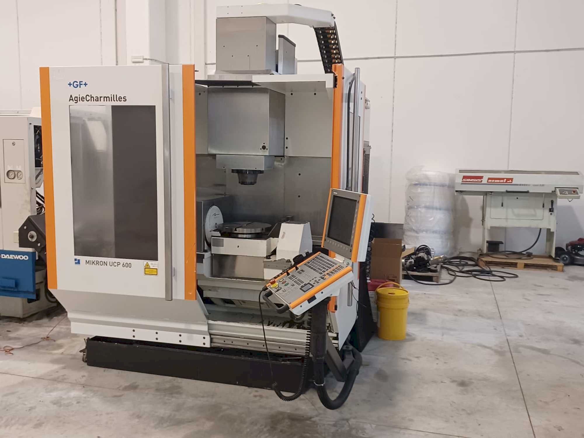 Front view of AgieCharmilles Mikron UCP 600 machine