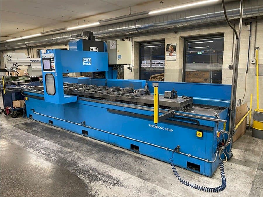 Front view of CMA TRD28CNC 4500 machine