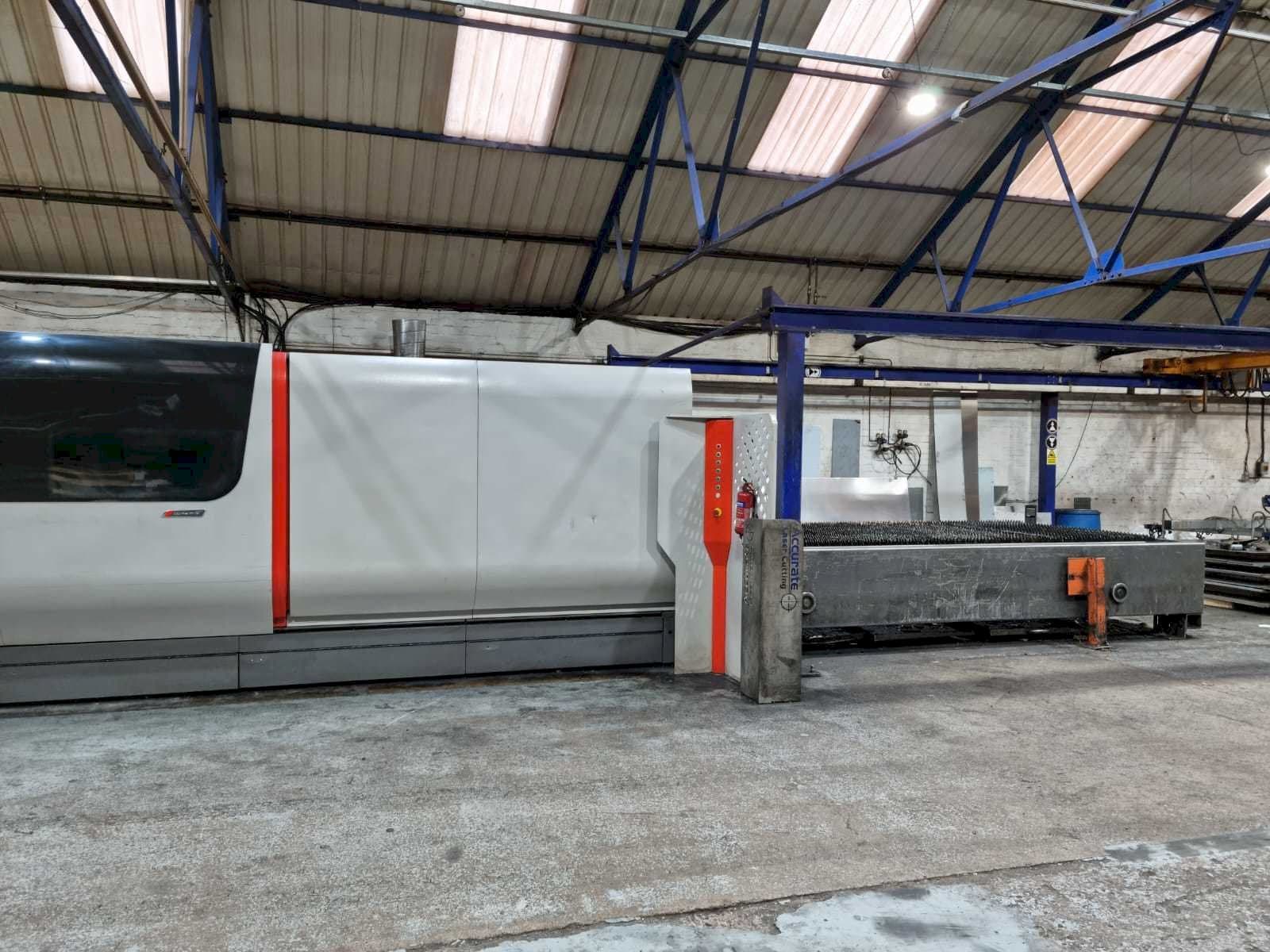 Front view of Bystronic Bystar Fiber 4020 10KW  machine