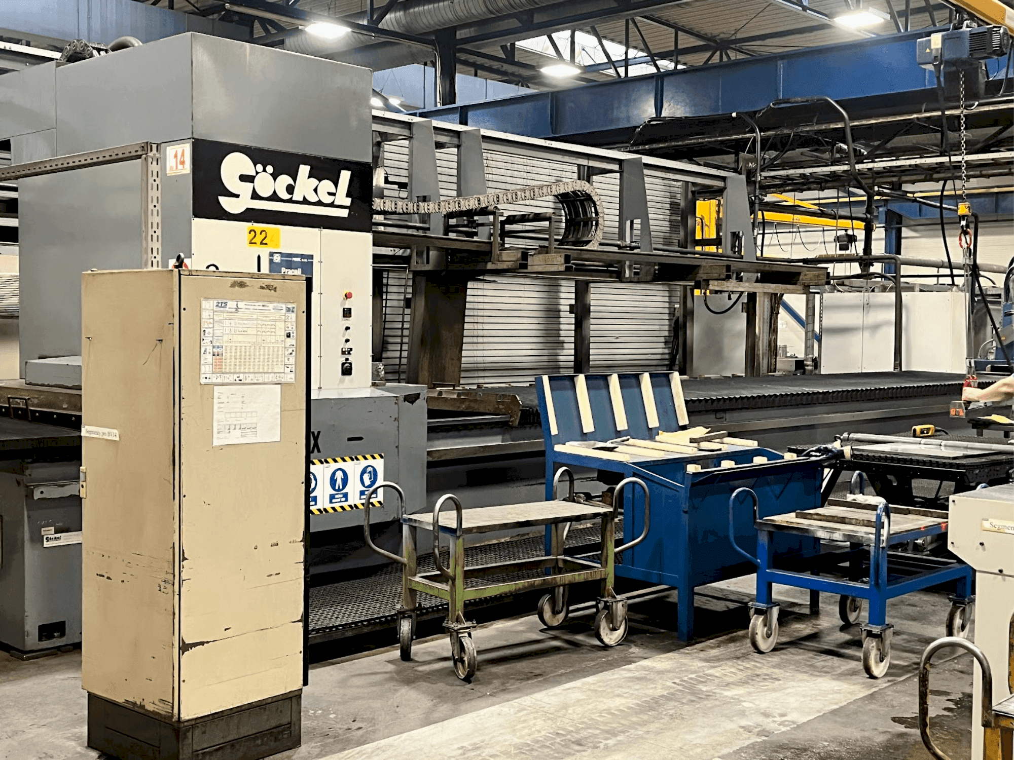 Front view of GÖCKEL G130  machine