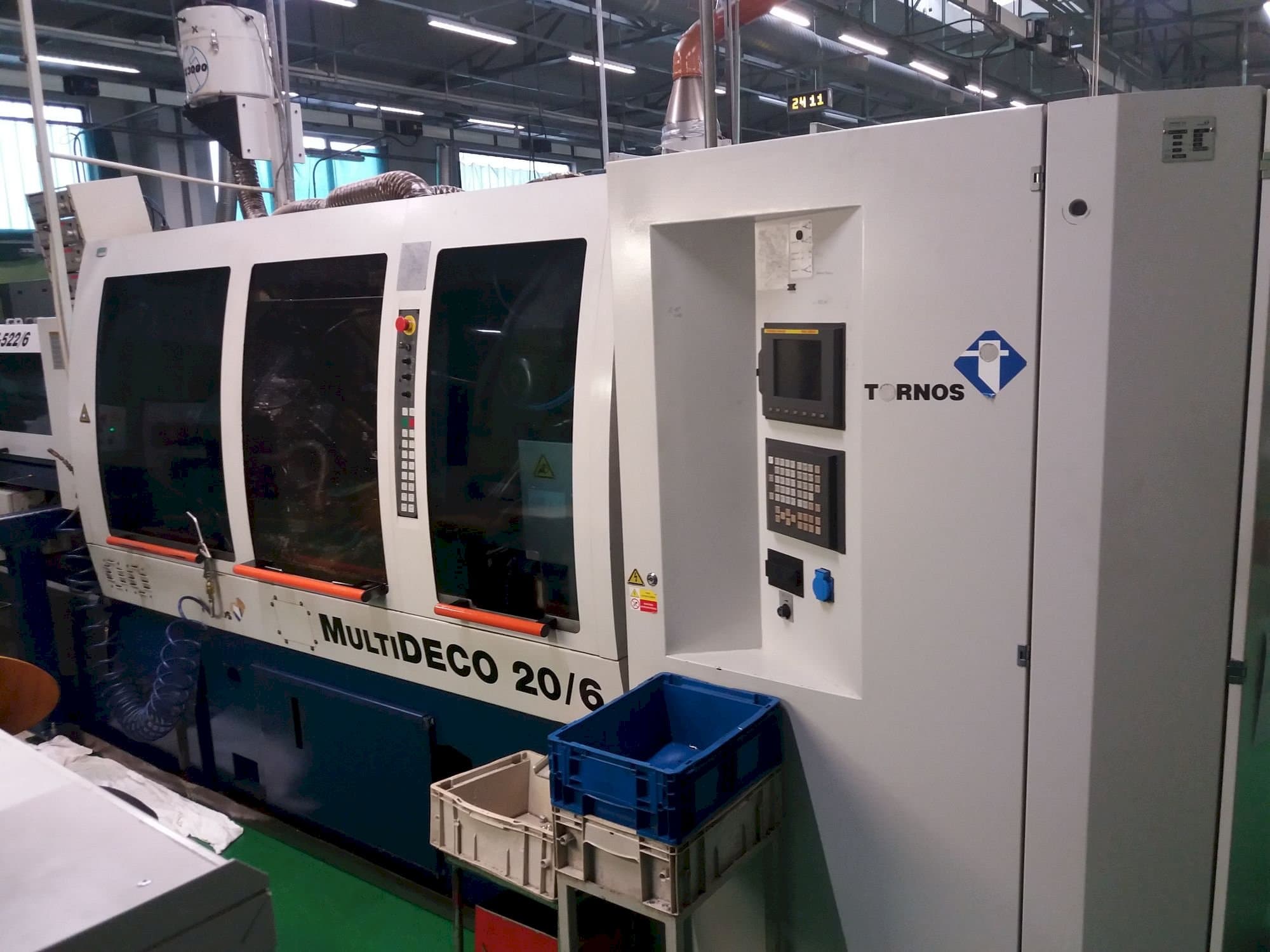 Front view of Tornos Multideco 26/6 machine