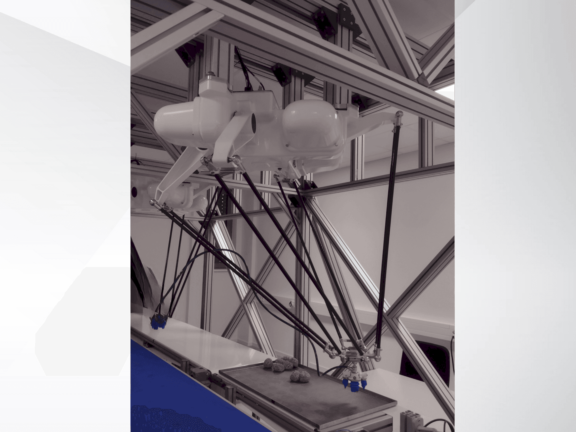 Front view of OMRON Quattro 800HS with Platform P30  machine