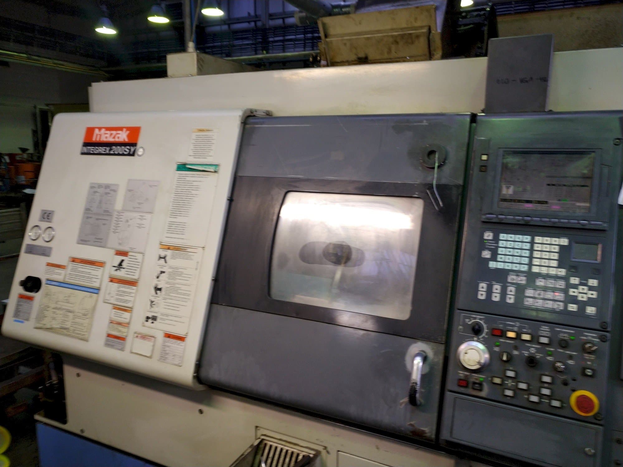 Front view of Mazak INTEGREX 200 SY machine