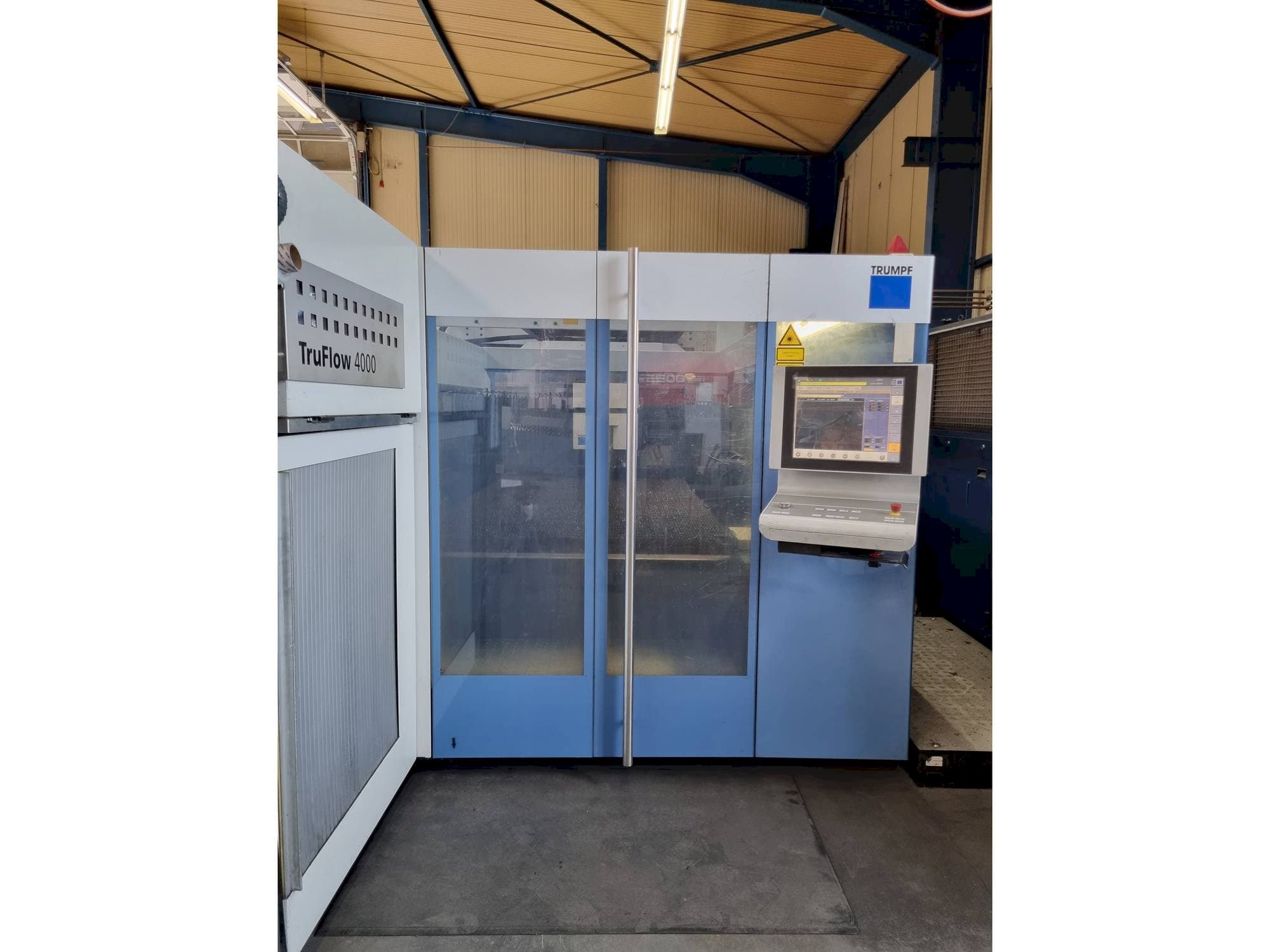 Front view of Trumpf TruLaser 3030 machine