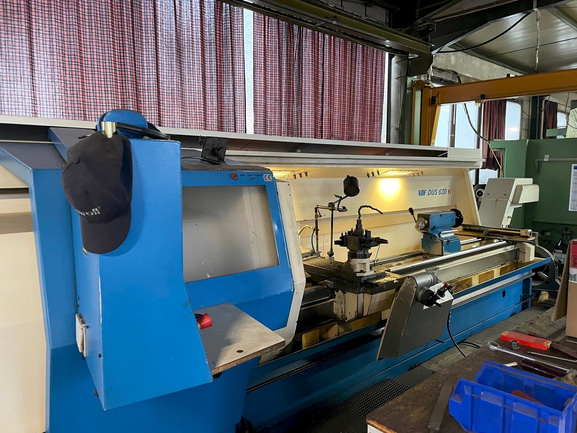 Front view of VDF BOEHRINGER machine