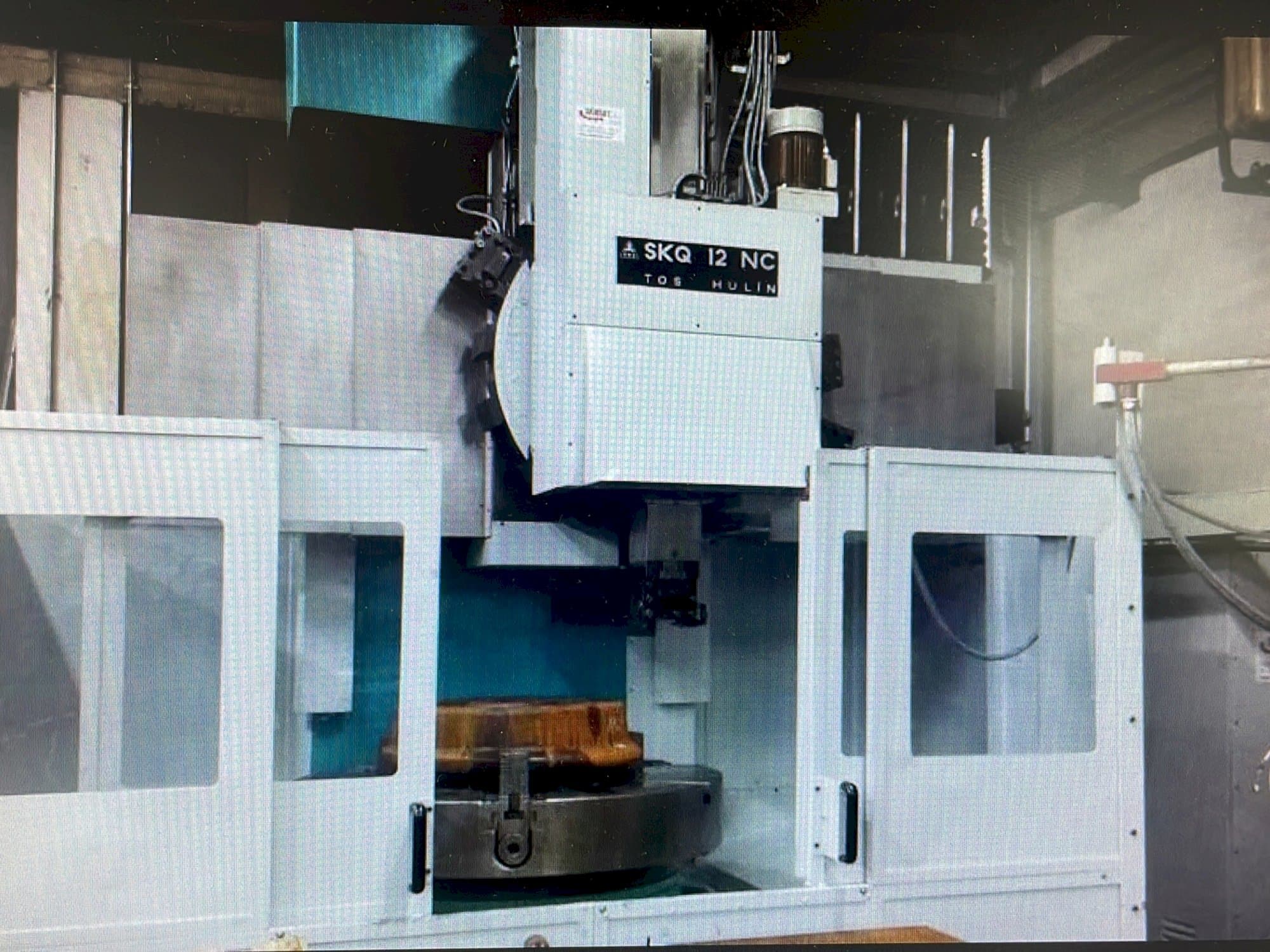 Front view of TOS SKQ 12 NC machine