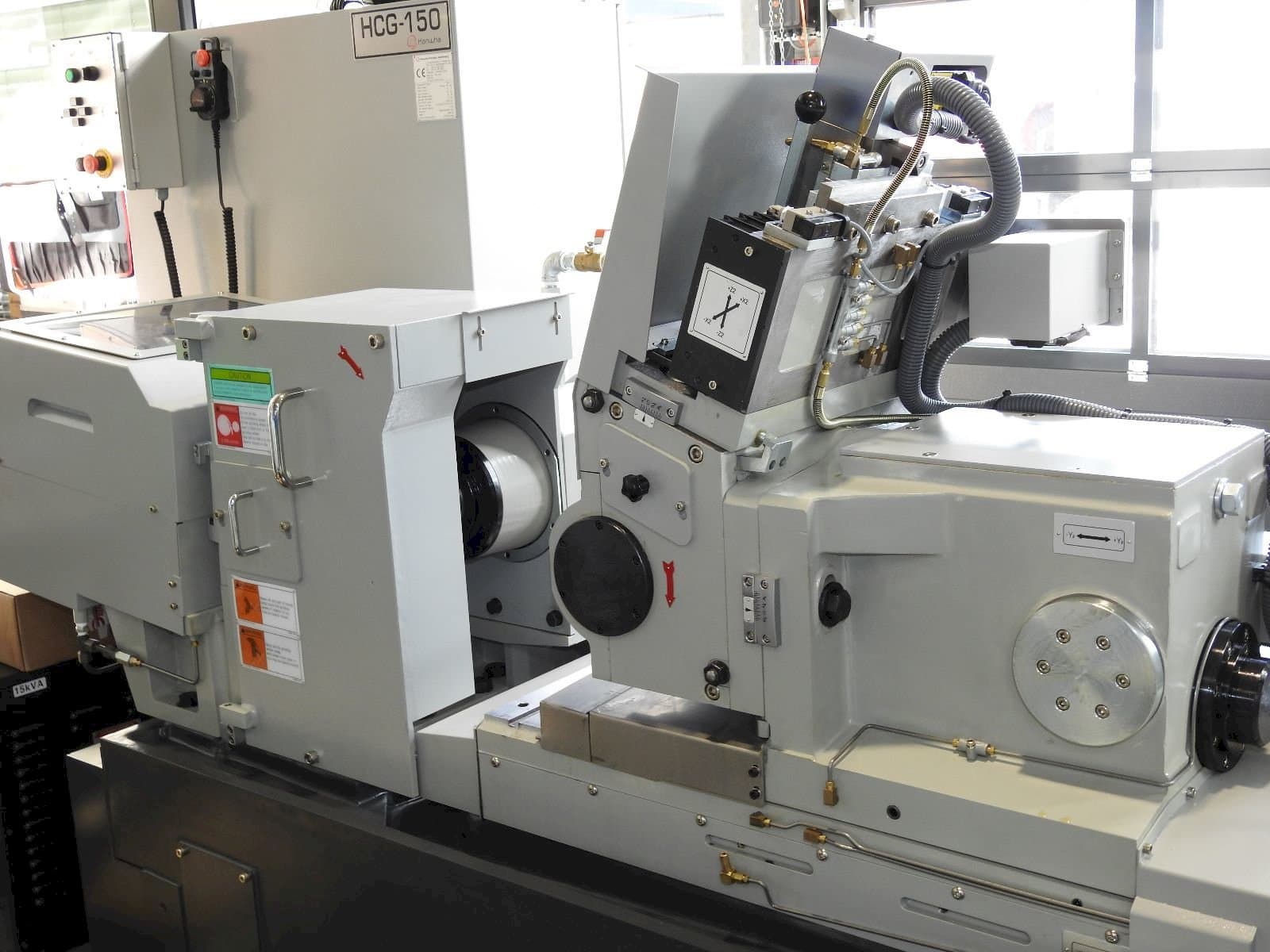 Front view of Hanwha HCG 150 machine