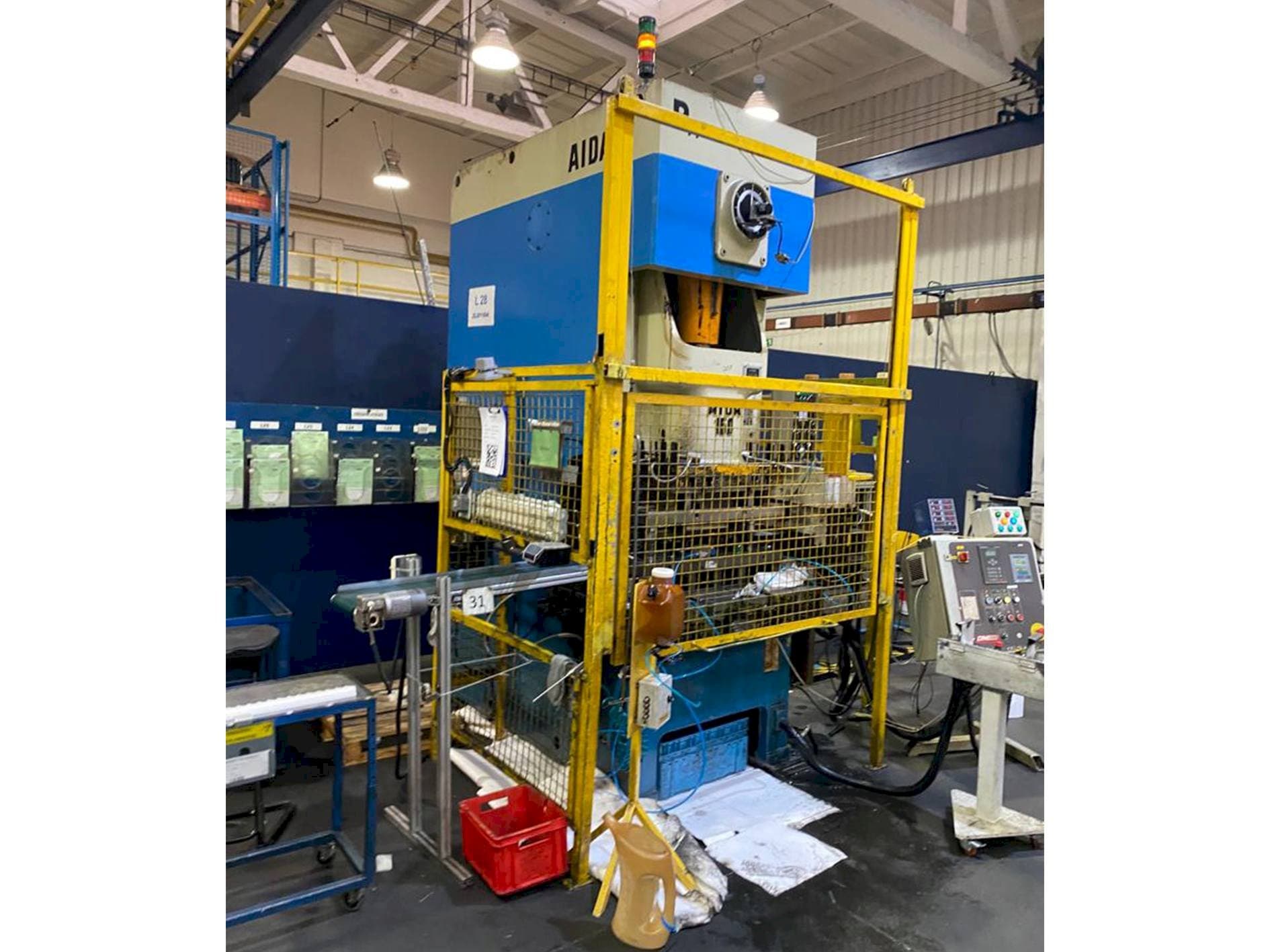 Front view of AIDA NC 1-150  machine