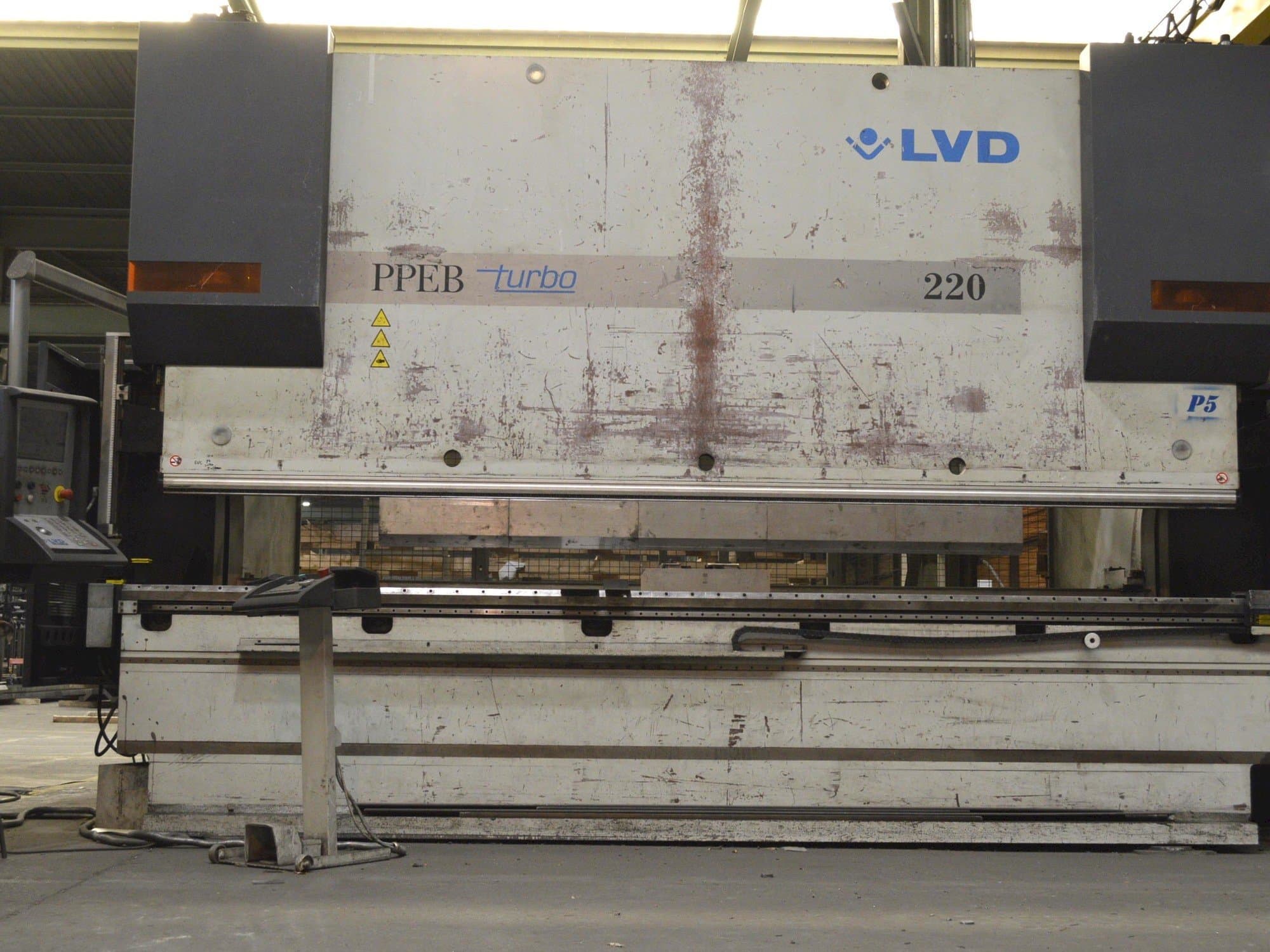 Front view of LVD PPEB 220/42 machine
