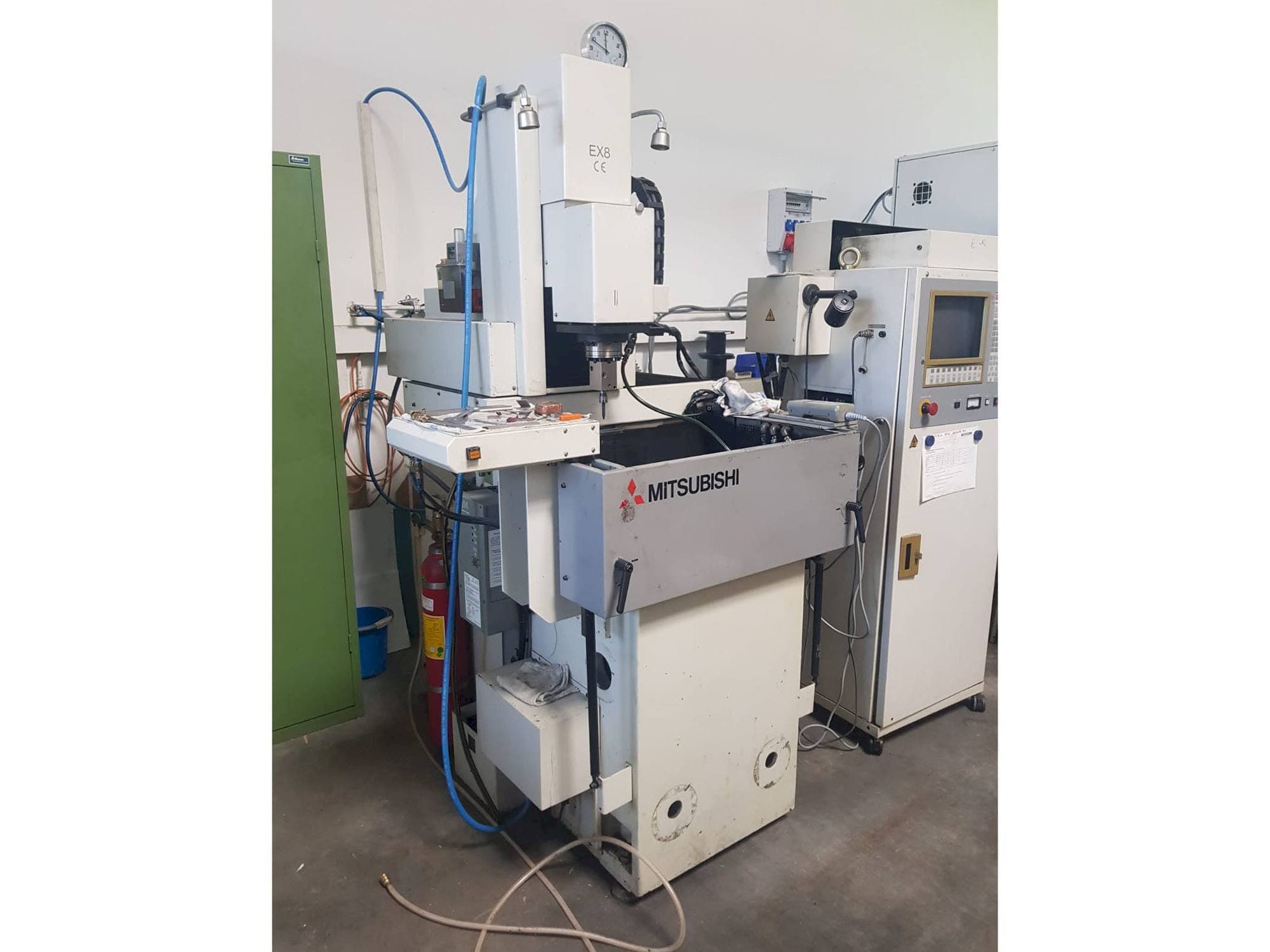 Front view of Mitsubishi EX 8 machine