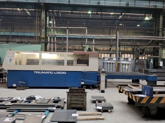 Front view of Trumpf TRUMATIC L 3030 machine