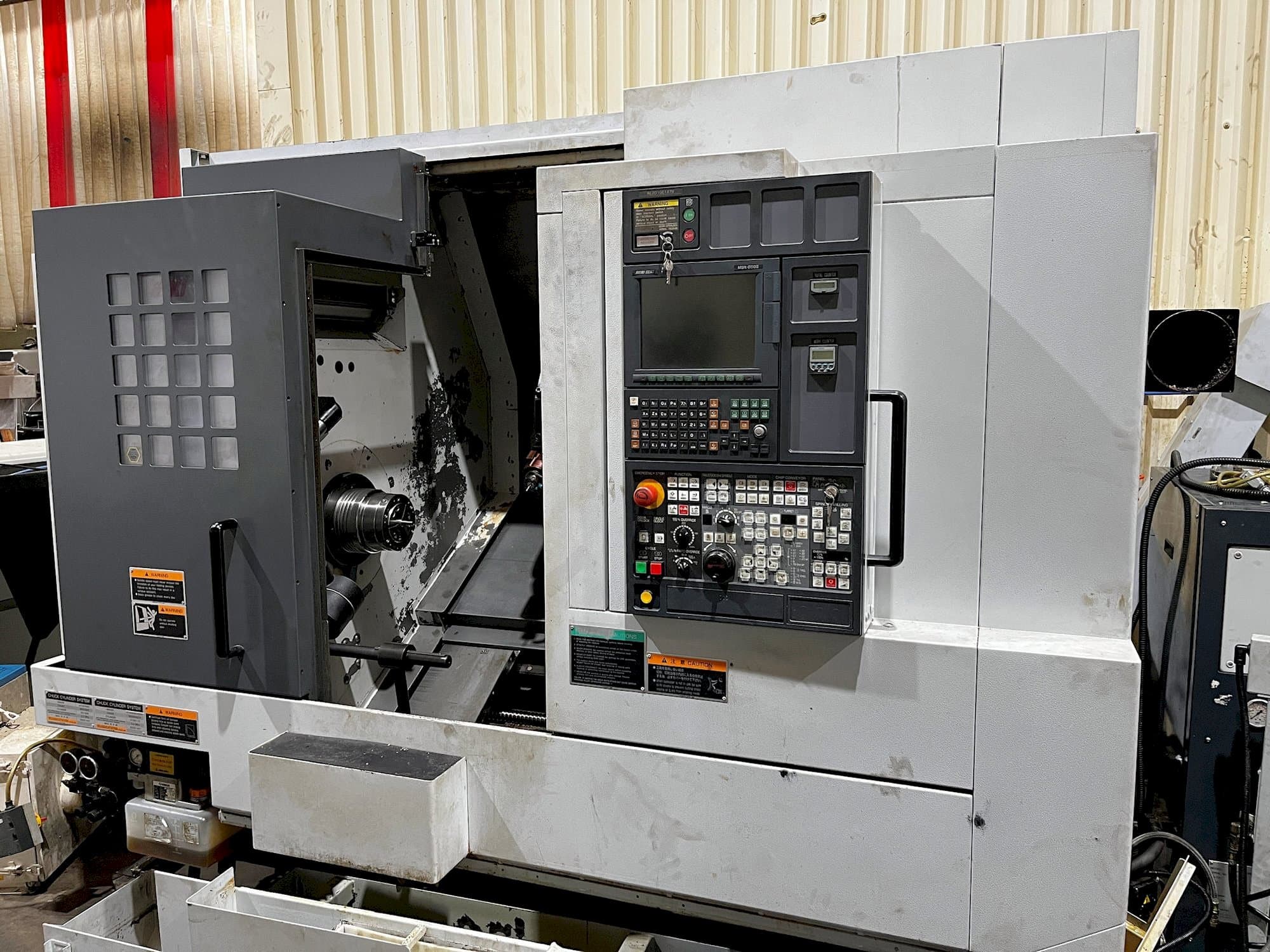 Front view of MORI SEIKI NL 2000SY/500 machine