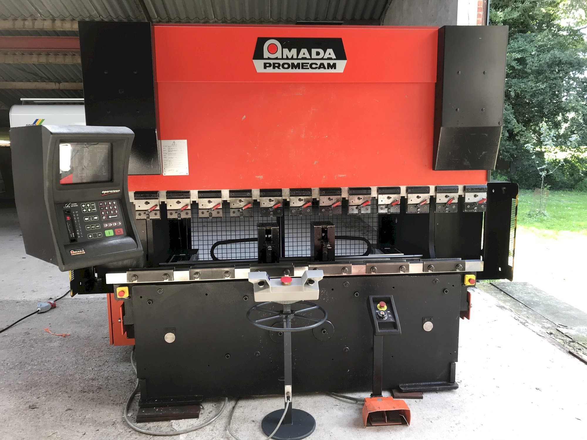 Front view of AMADA Promecam HFBO  machine